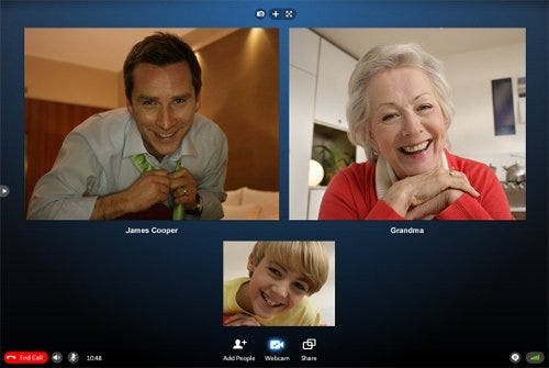 Videconferencia en grupo con Skype