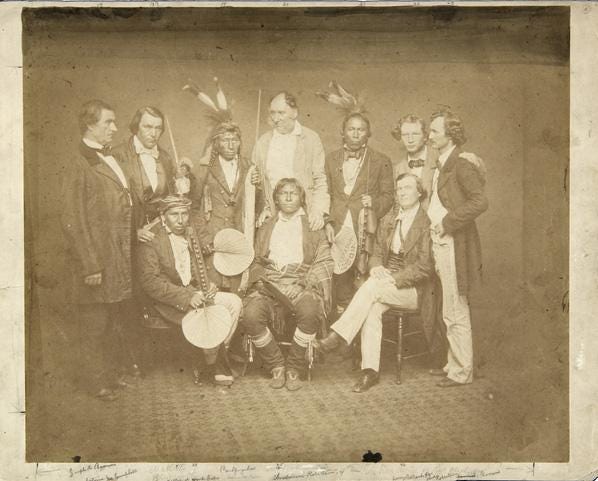1858 Treaty Delegation Group | The U.S.-Dakota War of 1862