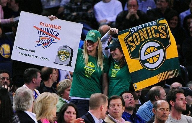 NBA Flashback : nostalgie time, des Sonics au Thunder.