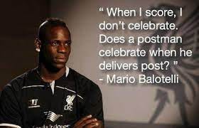 Offside Trap - Balotelli fun fact #1: Mario compared himself to a postman  when asked why he doesn't celebrate when he scores....#balotelliweek  #baloboujee | Facebook