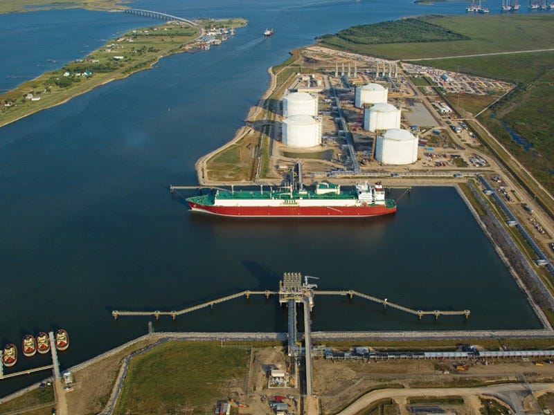 Golden Pass LNG Export Terminal, Sabine Pass,Texas, USA