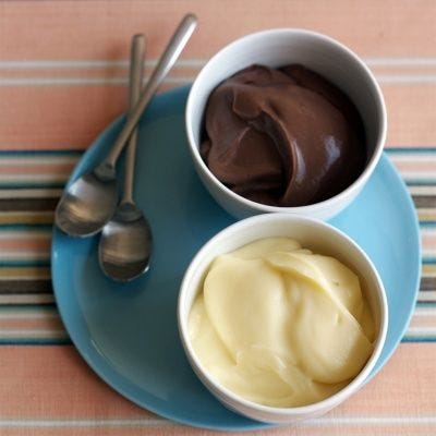 Vanilla or Chocolate Pudding