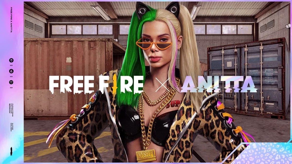 Anitta será personagem no game Free Fire | VEJA