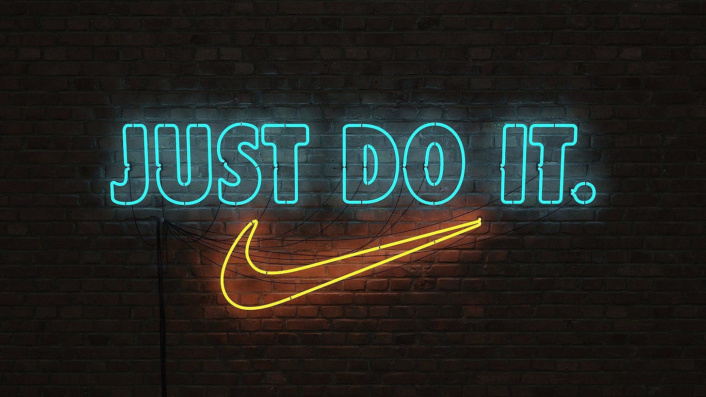 logo sign Nike Just do it 3d #mesh#versions#original#quality | Nike  campaign, Just do it, Just do it wallpapers