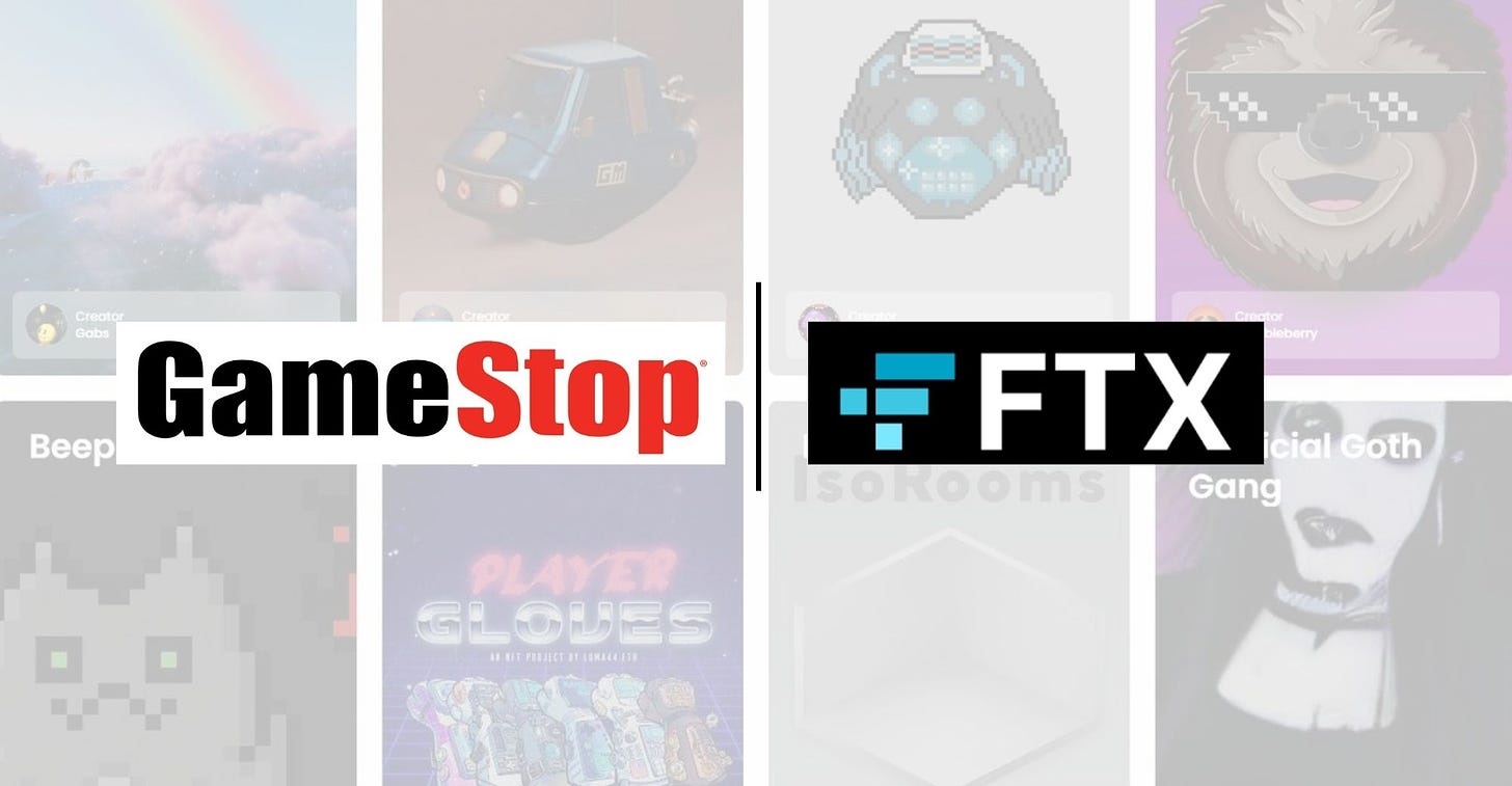 Video Game Retailer GameStop Partners With Crypto Exchange FTX