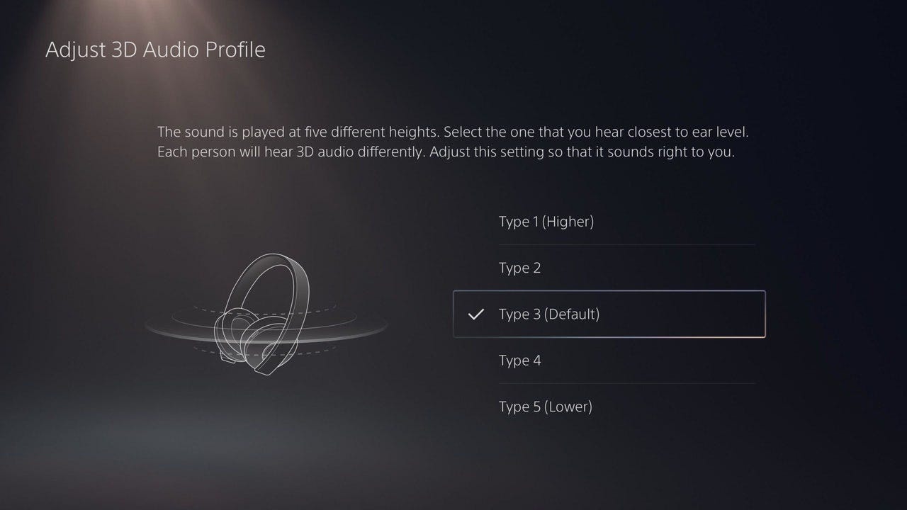 Don't Forget To Check Your PS5 3D Audio Profile