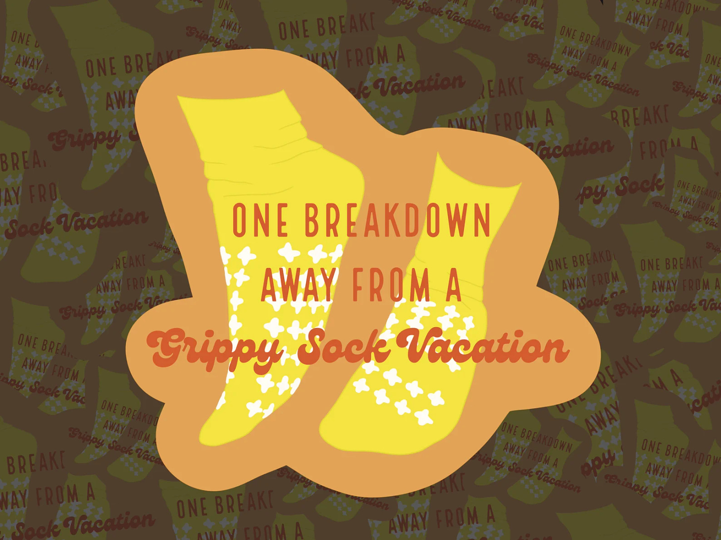 Disturbingly, you can buy grippy-sock-vacation stickers on Etsy—#grippysockvacation