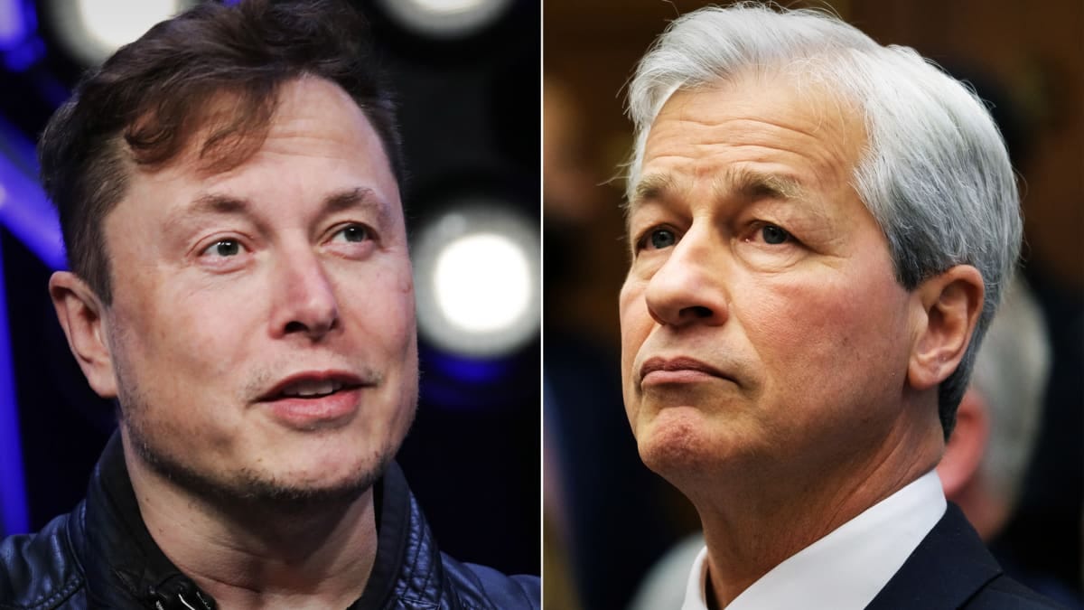 Elon Musk and Jamie Dimon Reportedly Don't Get Along - TheStreet