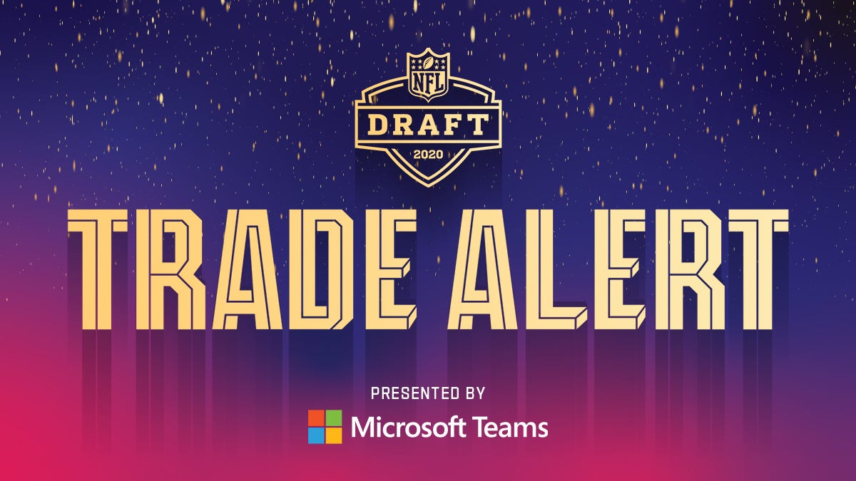 NFL on Twitter: "TRADE ALERT The @49ers trade up for the 25th overall pick  via the @Vikings. (presented by @MicrosoftTeams)… "