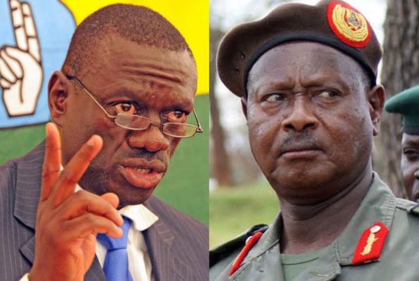 Uganda: opposition leader Besigye says President Museveni is behind his General son's threat to invade Kenya, "that's why he the one who apologised on his behalf"