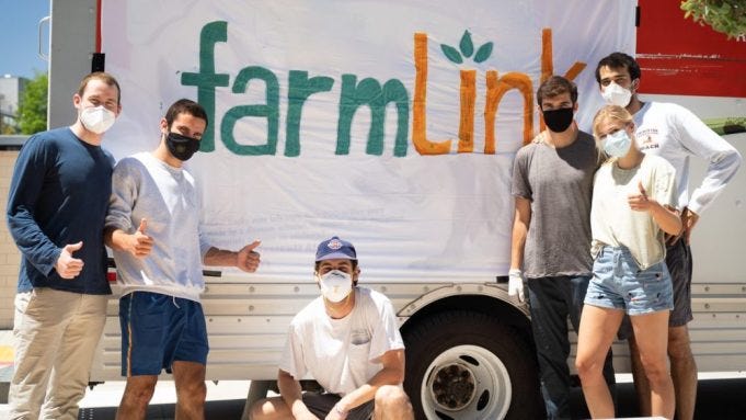 Idled College Students Attack Food Waste Problem With FarmLink ...