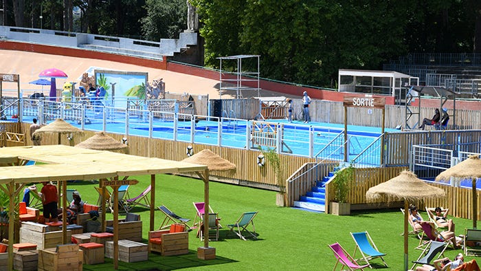 La piscine éphémère du parc de la Tête d’Or de retour à l'été 2021