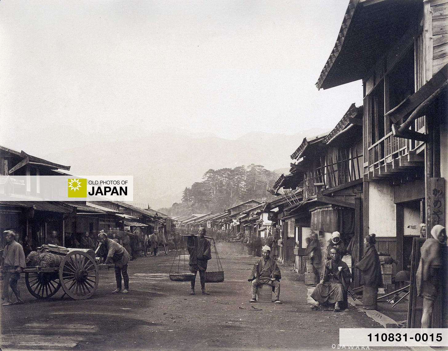 110831-0015 - Odawara on the Tokaido, 1870s
