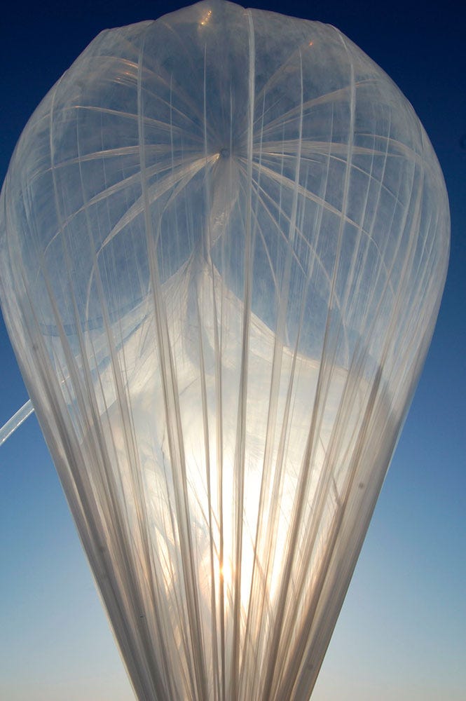 StratEx Mission High-Altitude Balloon