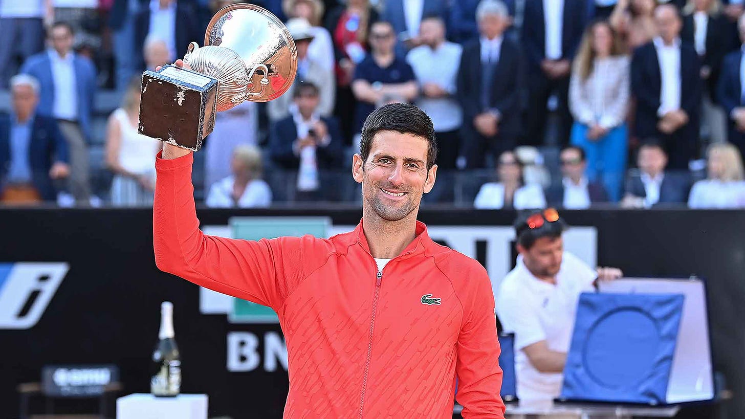 Novak Djokovic Defeats Stefanos Tsitsipas In Rome For Record-Extending 38th  Masters 1000 Title | ATP Tour | Tennis