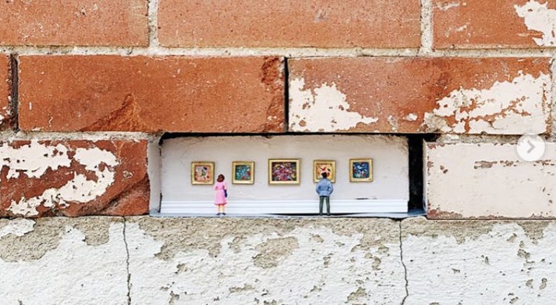 Tiny art show by McKay Lenker