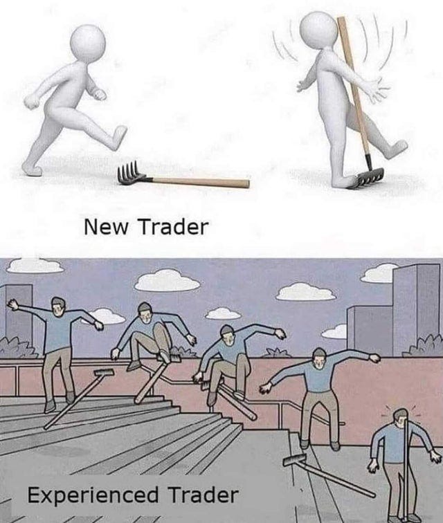 r/MemeTemplatesOfficial - New Trader Experienced Trader