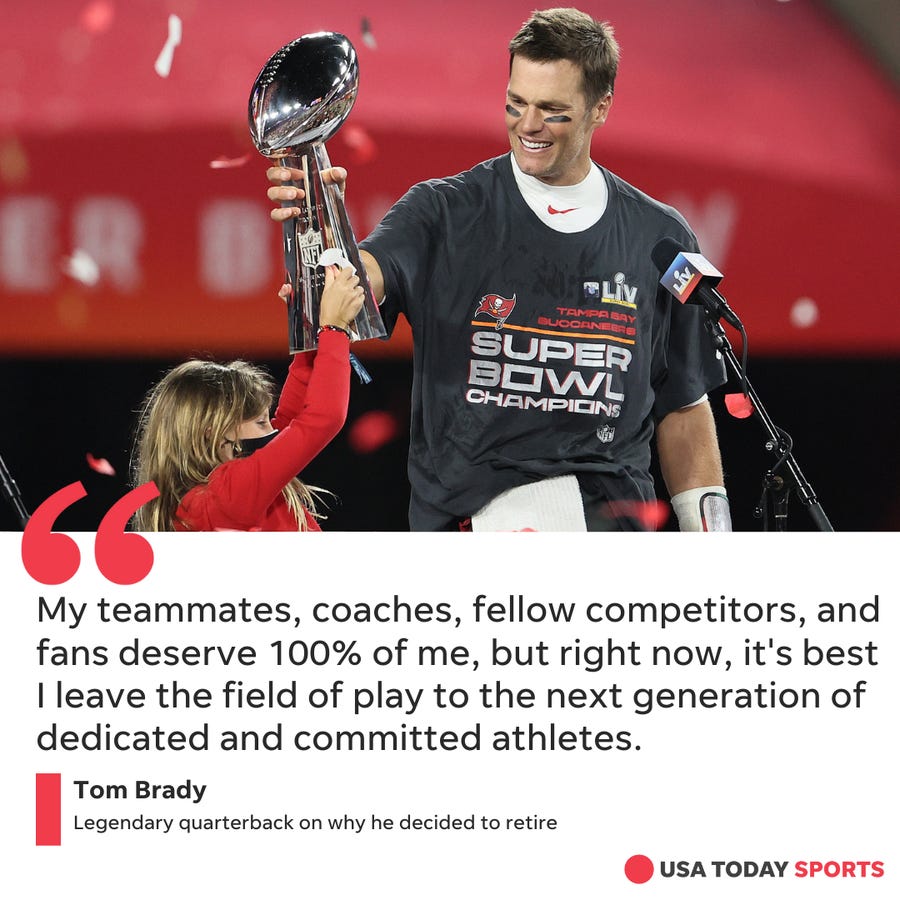 Tom Brady has retired from the NFL.