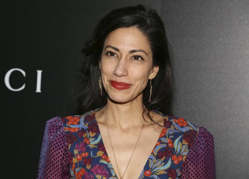 FILE - Huma Abedin attends a screening of "American Woman" on Dec. 12, 2019, in New York. Abedin has a memoir coming out this fall. The close aide to Hillary Clinton and estranged wife of disgraced former Rep. Anthony Weiner wrote "Both/And: A Life in Many Worlds.” Scribner told The Associated Press on Thursday that the book will be released Nov. 2. (Photo by Andy Kropa/Invision/AP, File)