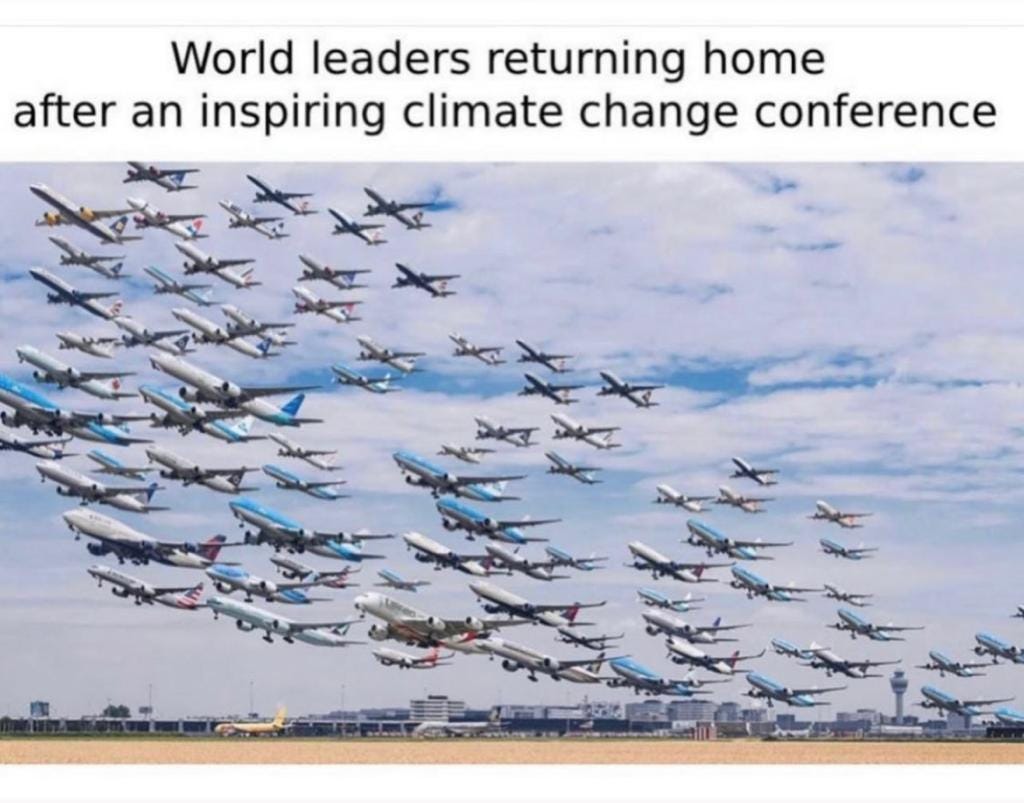 climate change via private jet