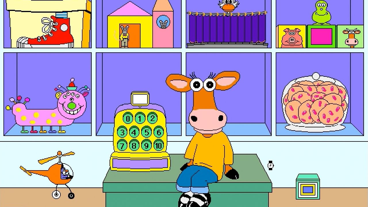 Millie's Math House Gameplay - Old Macintosh Game - YouTube