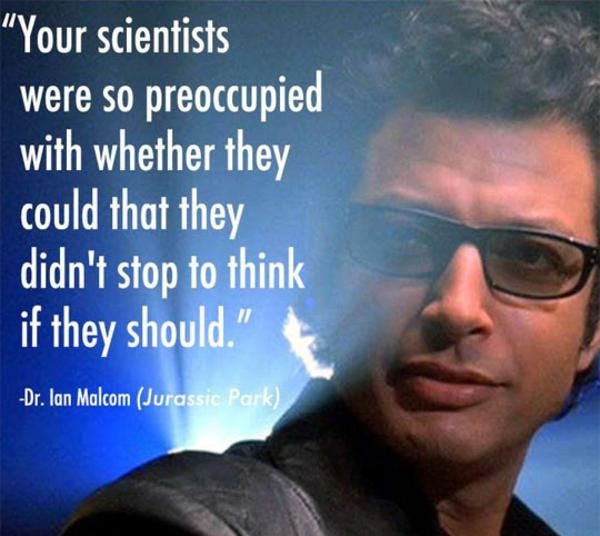 Preoccupied scientists | Jurassic Park | Know Your Meme | Jurassic park  quotes, Jurassic park, Jurassic park world