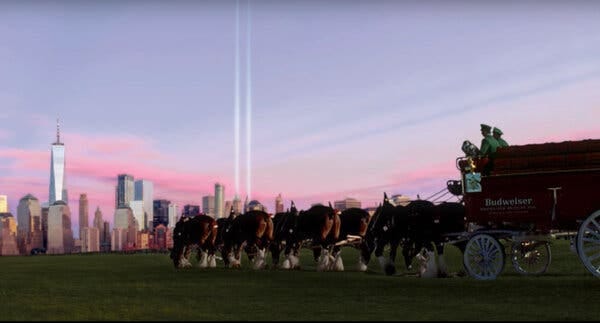The 60-second commercial, which appeared on YouTube on Friday, is an updated version of Budweiser&rsquo;s &ldquo;Respect&rdquo; ad, which first ran during the 2002 Super Bowl, five months after the attacks.