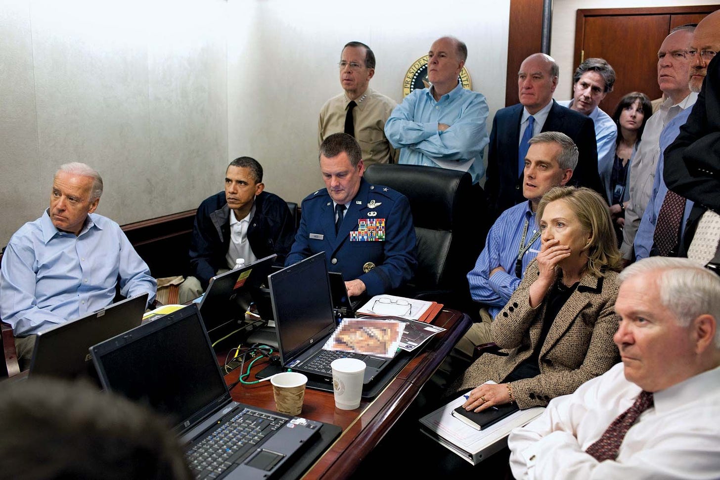 Obama and Hillary Faking bin Laden Raid https://www.britannica.com/biography/Barack-Obama/Wars-in-Iraq-and-Afghanistan