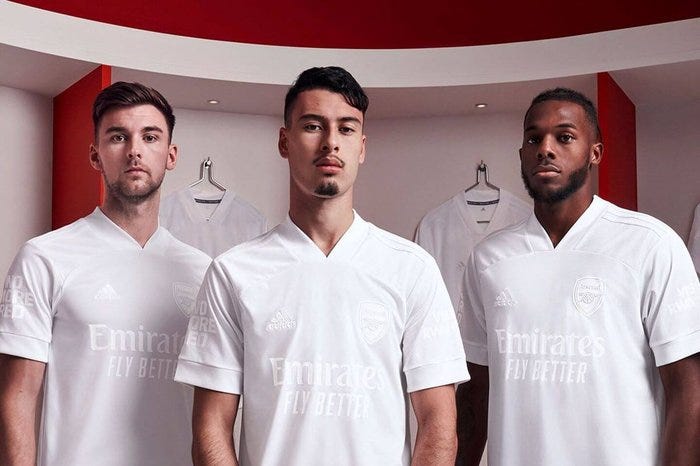 Arsenal to wear all-white kit in FA Cup to help promote anti-knife crime campaign.