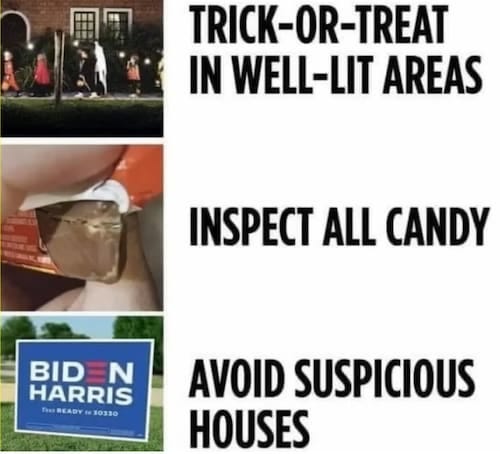 Halloween Safety Reminder...