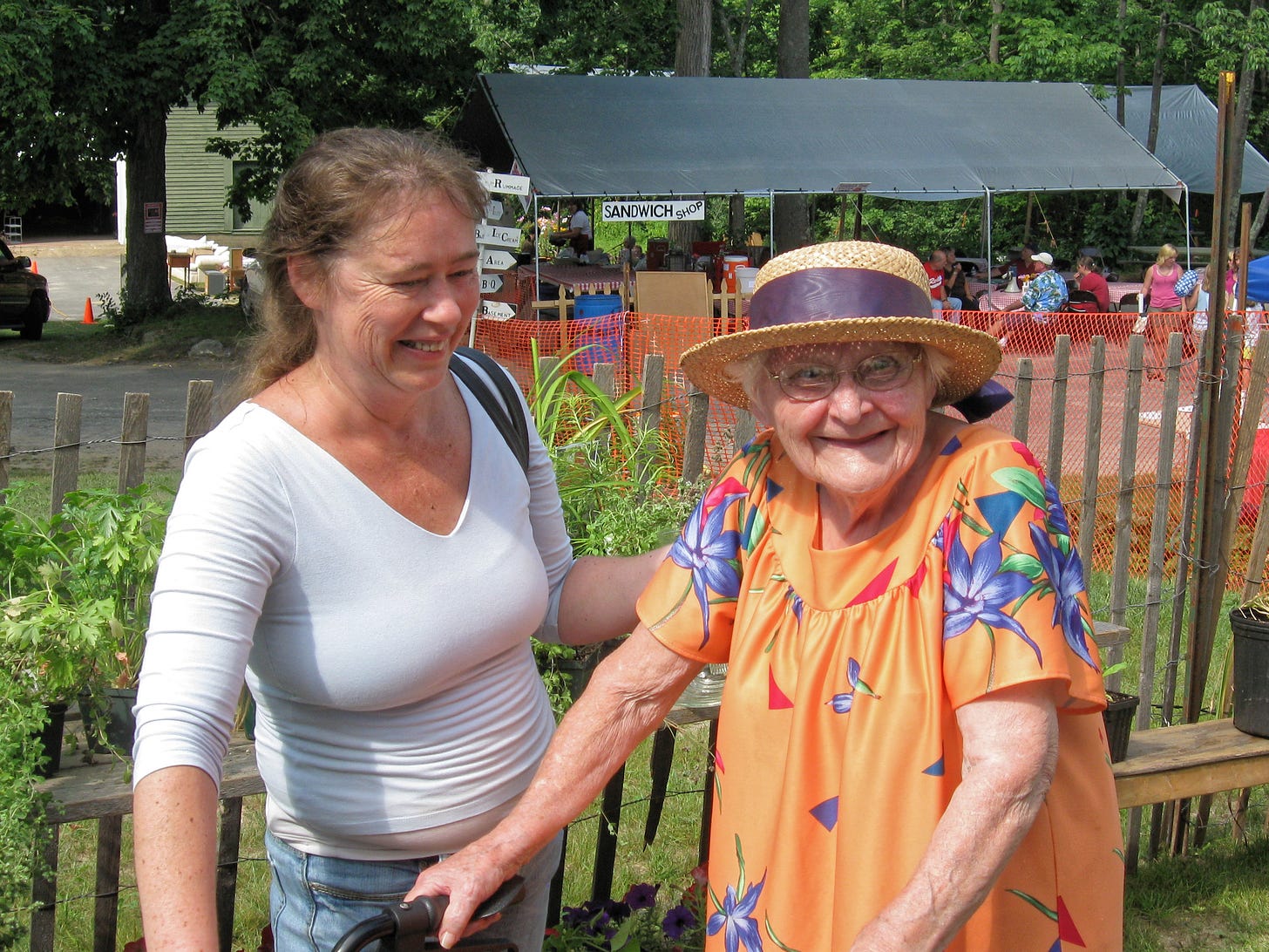 Garden shop patron