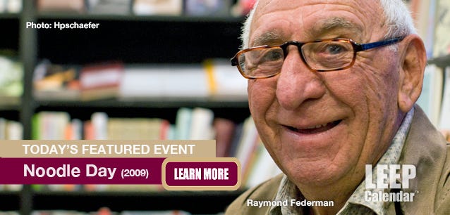 Picture of author Raymond Federman