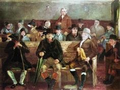 size: 12x9in Giclee Print: A Quaker Meeting, 1839 : Entertainment