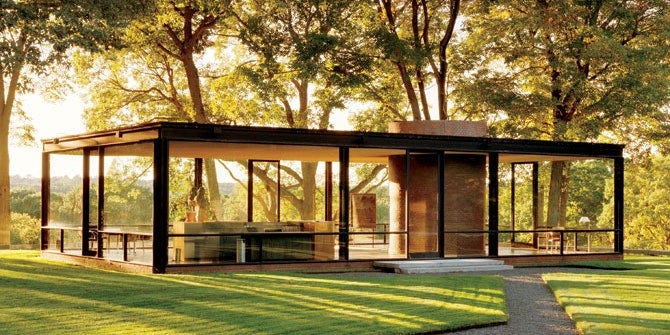 Architect Philip Johnson&#39;s Glass House | Architectural Digest