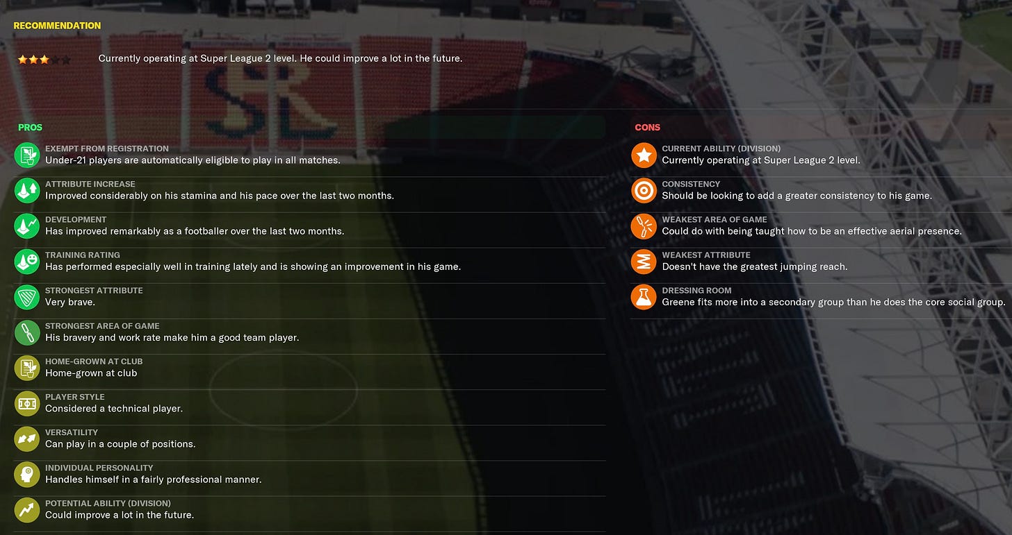 Football Manager 2021 Lewis Greene