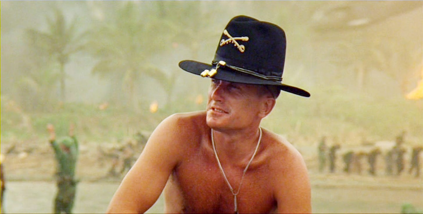 Robert Duvall as Lt. Col Kilgore in Apocalypse Now
