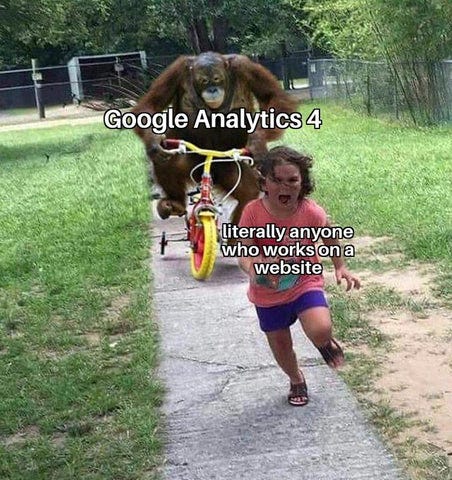 Best GA4 Memes about the end of Universal Analytics – SEO Greetings