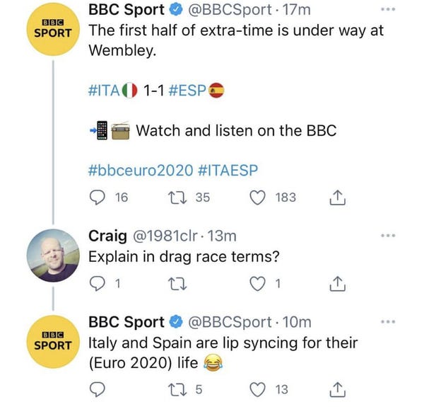 Beautiful work from @BBCSport