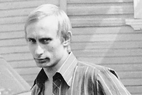 Vladimir Putin as a young KGB officer.
