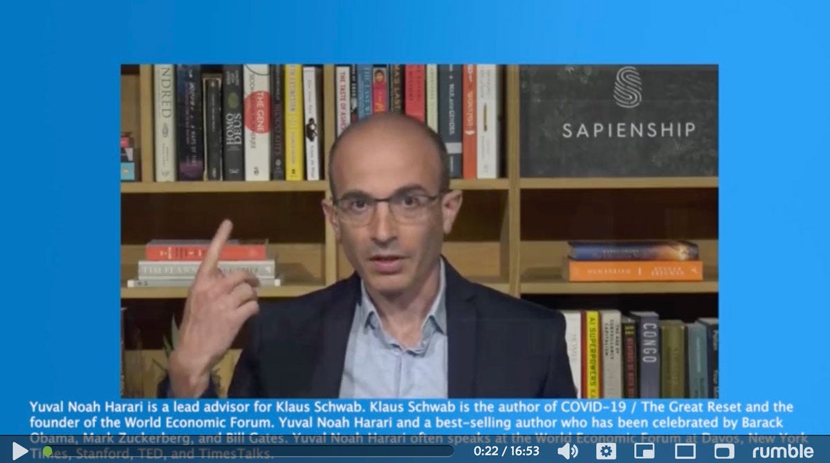 Yuval Noah Harari on Lockdowns