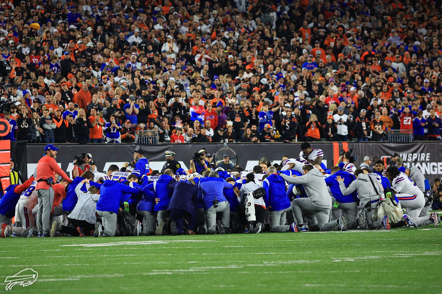 Bills-Bengals game temporarily suspended after safety Damar Hamlin collapses on field