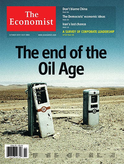 October 2003 Economist Cover