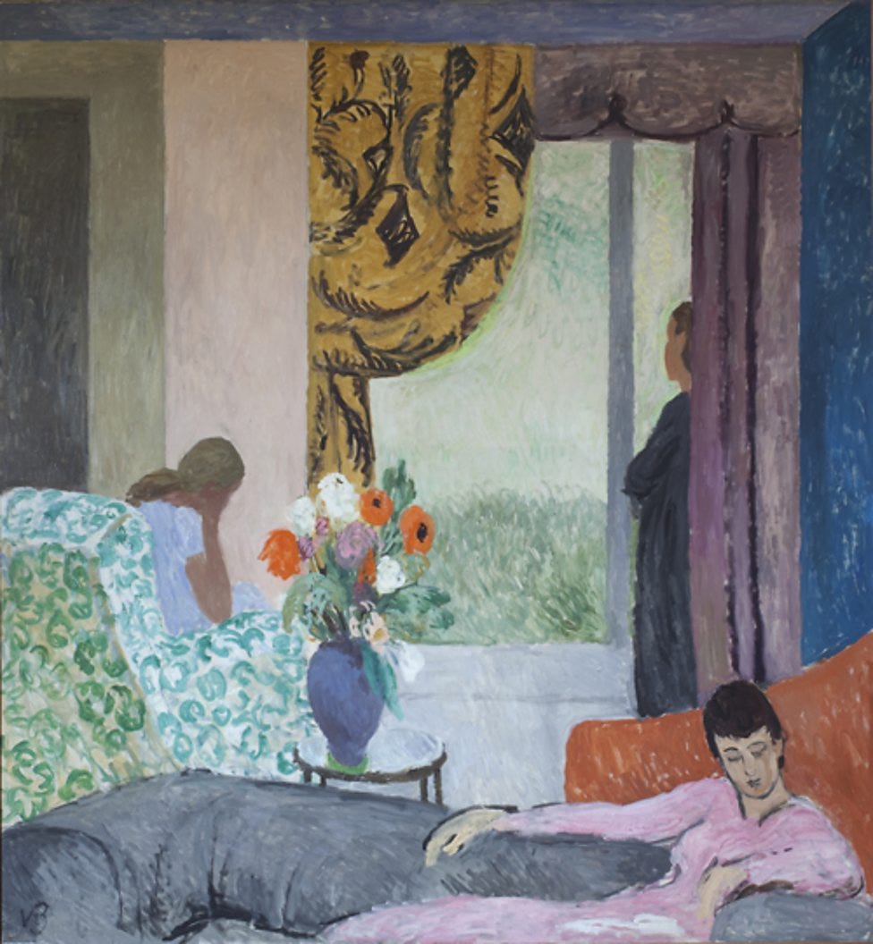BBC - Vanessa Bell - Vanessa Bell, The Other Room, late 1930s, 161 x 174  cm, Private Collection, © The Estate of Vanessa Bell