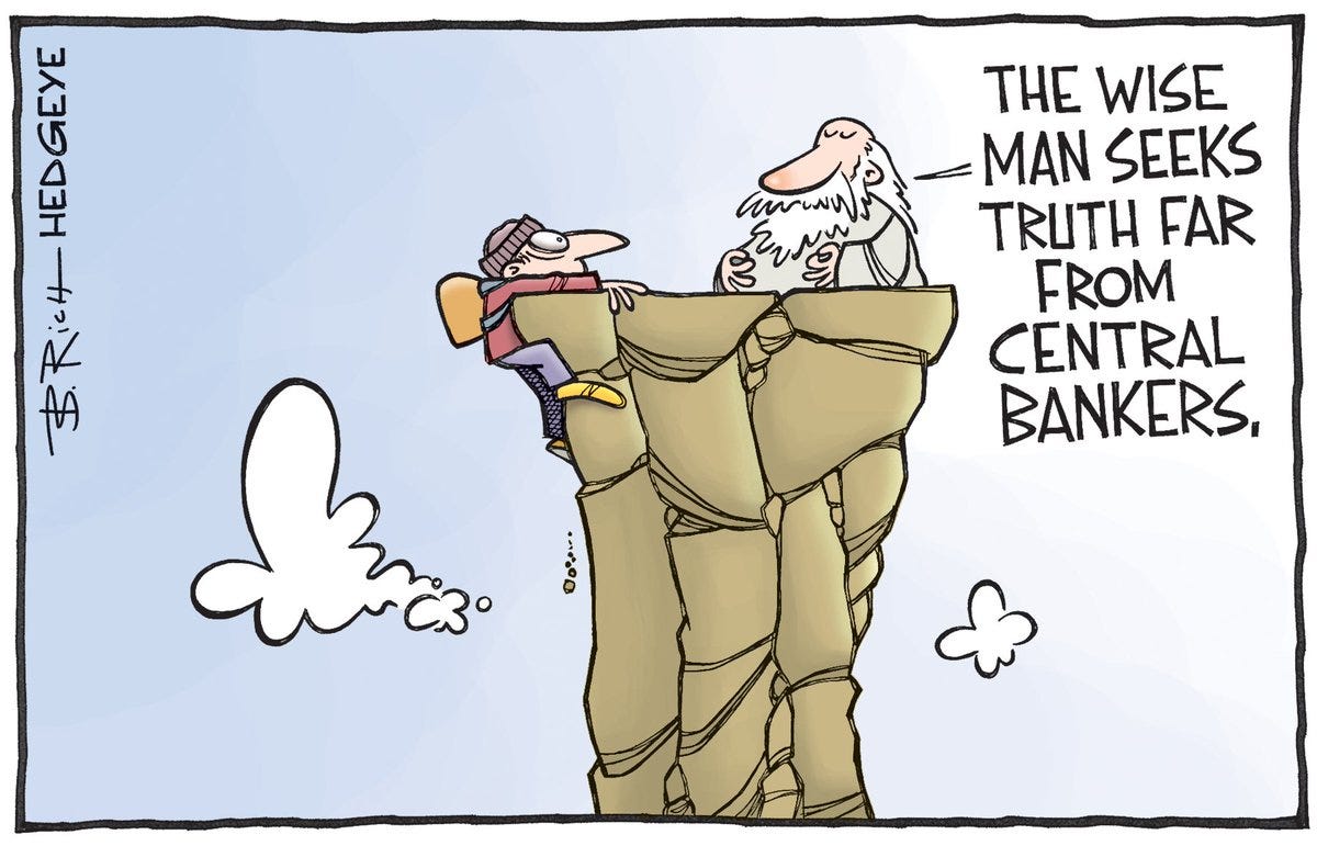 Cartoon of the Day: Guru Wisdom cc KeithMcCullough BeliefSystem Fed ECB BOJ  Yellen | Hedgeye | Scoopnest