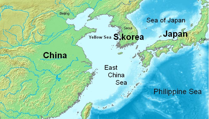East China Sea - Wikipedia