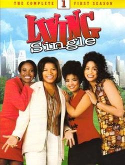 Living Single's first season DVD cover. 