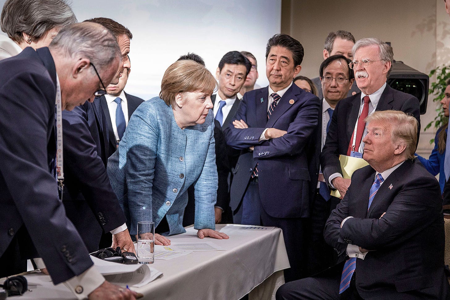 G-7 Summit: Angela Merkel and Donald Trump in Viral Photo | Time