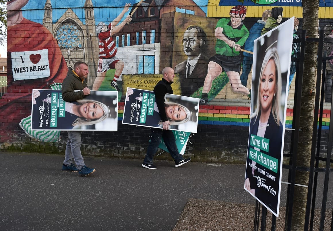 Sinn Féin: Northern Ireland risks winter election as voters freeze –  POLITICO