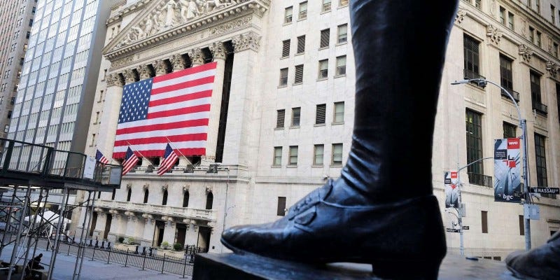 Wall Street with its boot on the nation