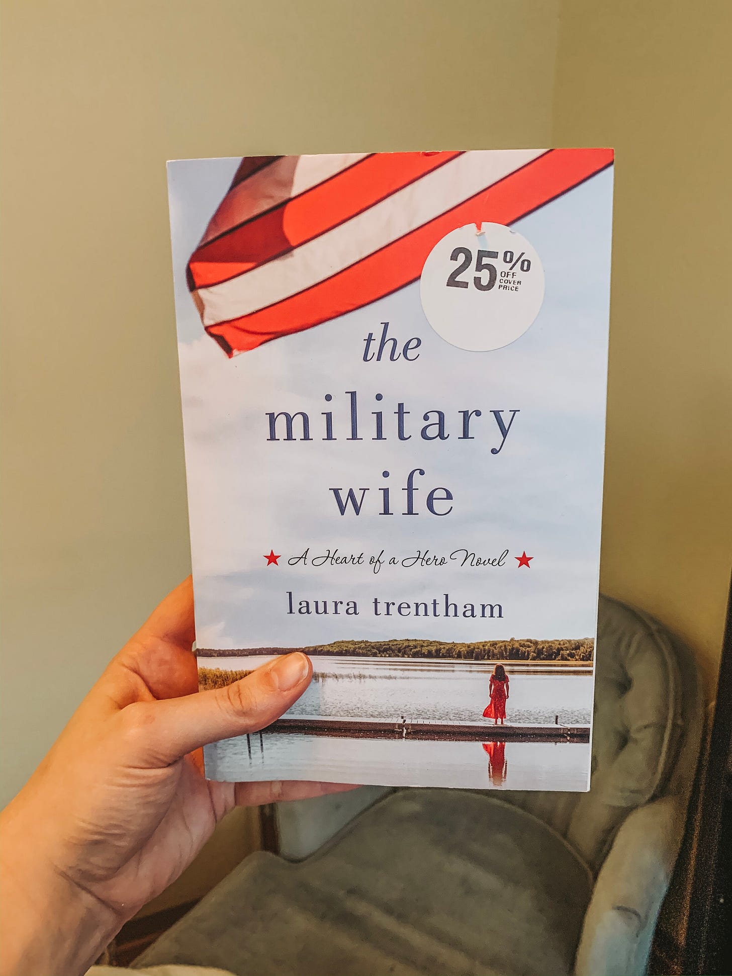 The Military Wife by Laura Trentham - Household Six Book Club Pick, January 2020